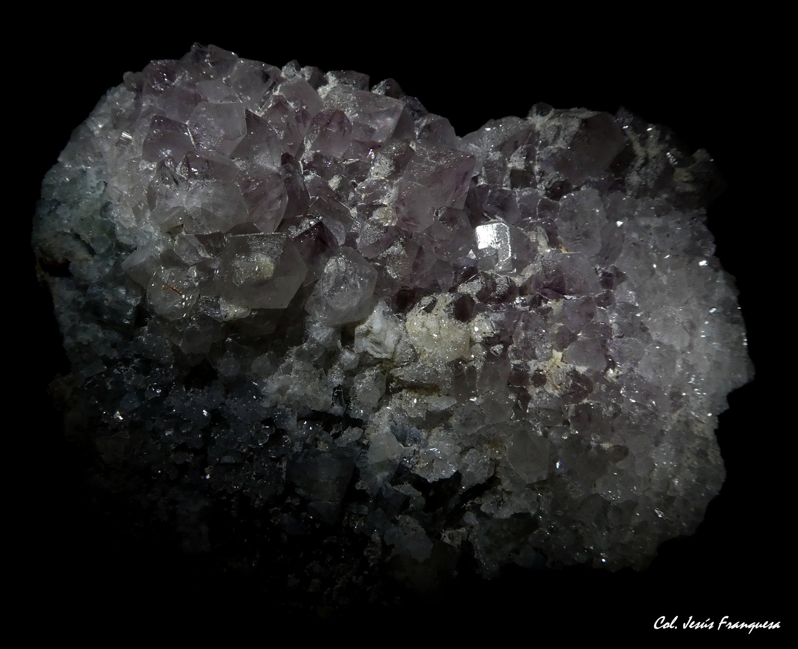 Cuarzo (variedad amatista)
81x60 mm.
(Autor: Jesus Franquesa Baucells)