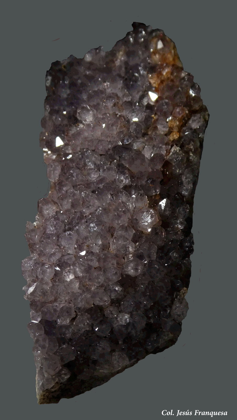 Cuarzo (variedad amatista)
80x35 mm.
(Autor: Jesus Franquesa Baucells)