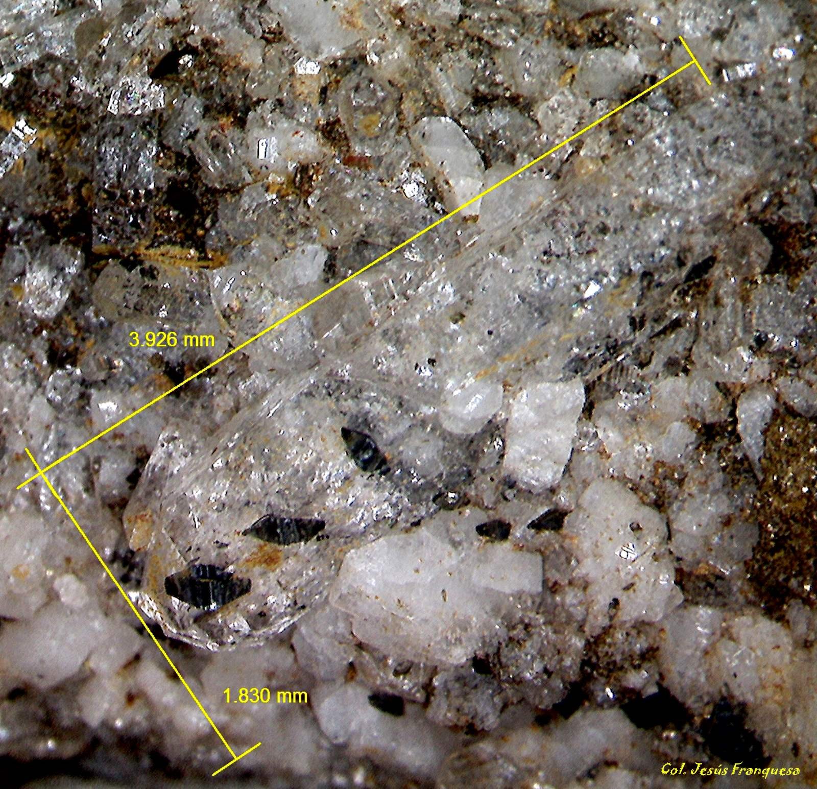 Cuarzo y Anatasa
3´926 x 1´830 mm.
(Autor: Jesus Franquesa Baucells)