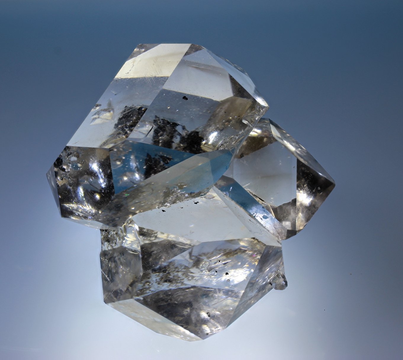 Cuarzo (variedad herkimer)
cristal 50x45 mm
(Autor: Ramon A  Lopez Garcia)