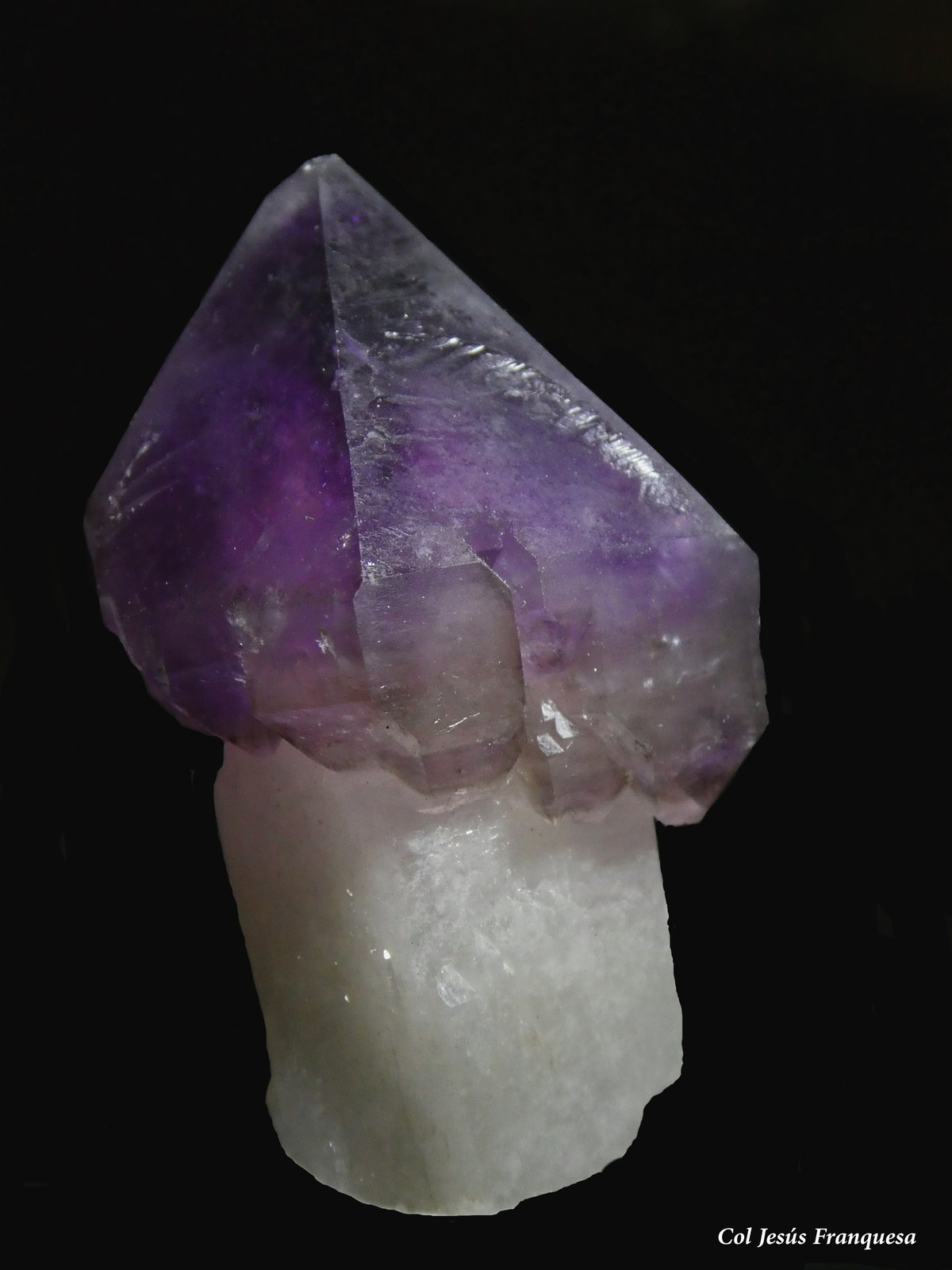 Cuarzo (variedad amatista)
42x35 mm
(Autor: Jesus Franquesa Baucells)