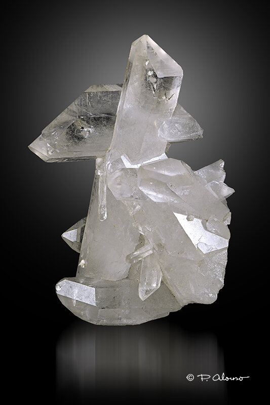 Cuarzo
Corinto, Curvelo, Minas Gerais, Brasil
5,5cm x 9,5cm x 4cm
(Autor: Pere Alonso)