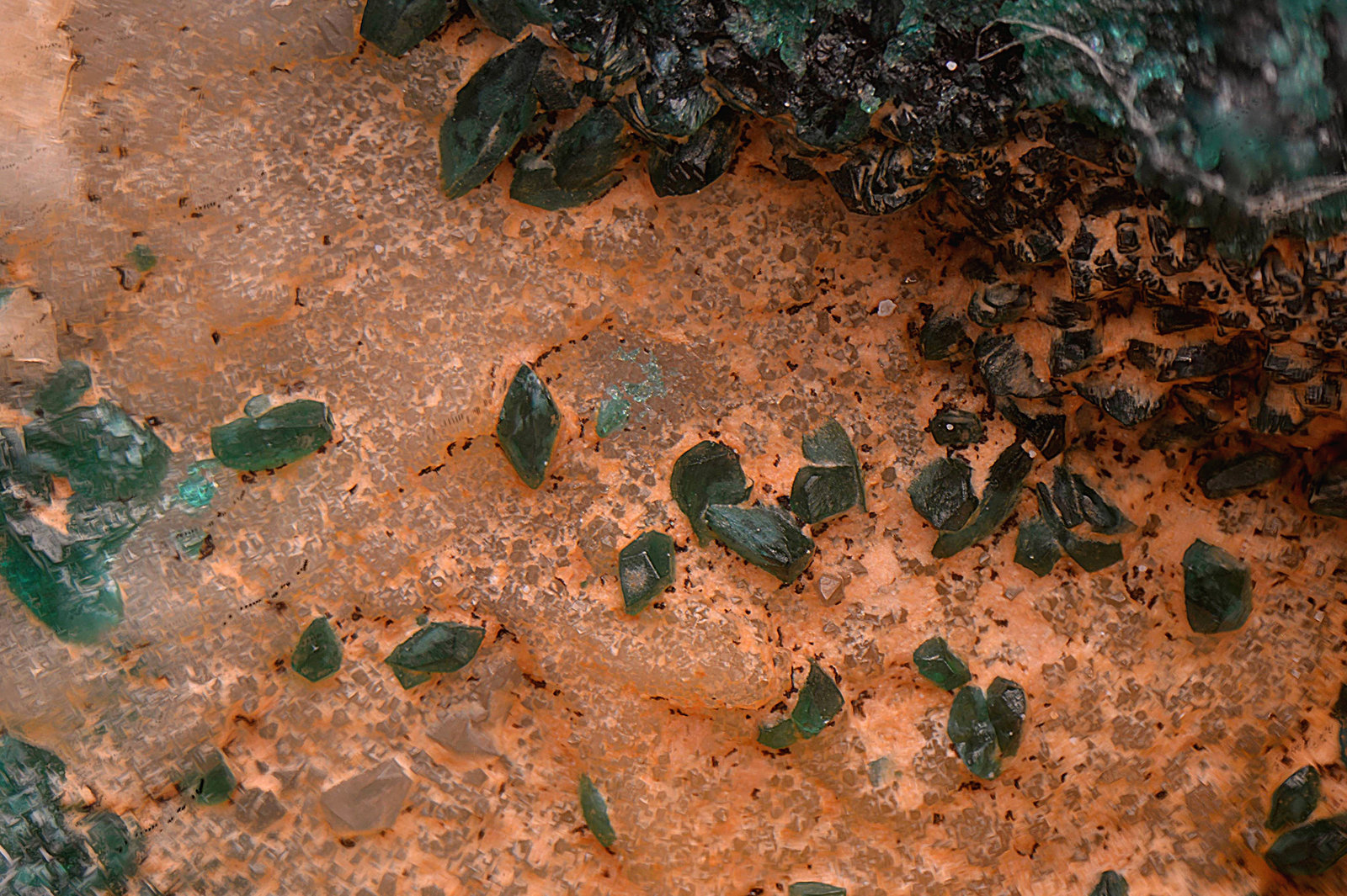 Pseudomalaquita
Campo de visión de 6 mm
(Autor: Antonio Carmona)