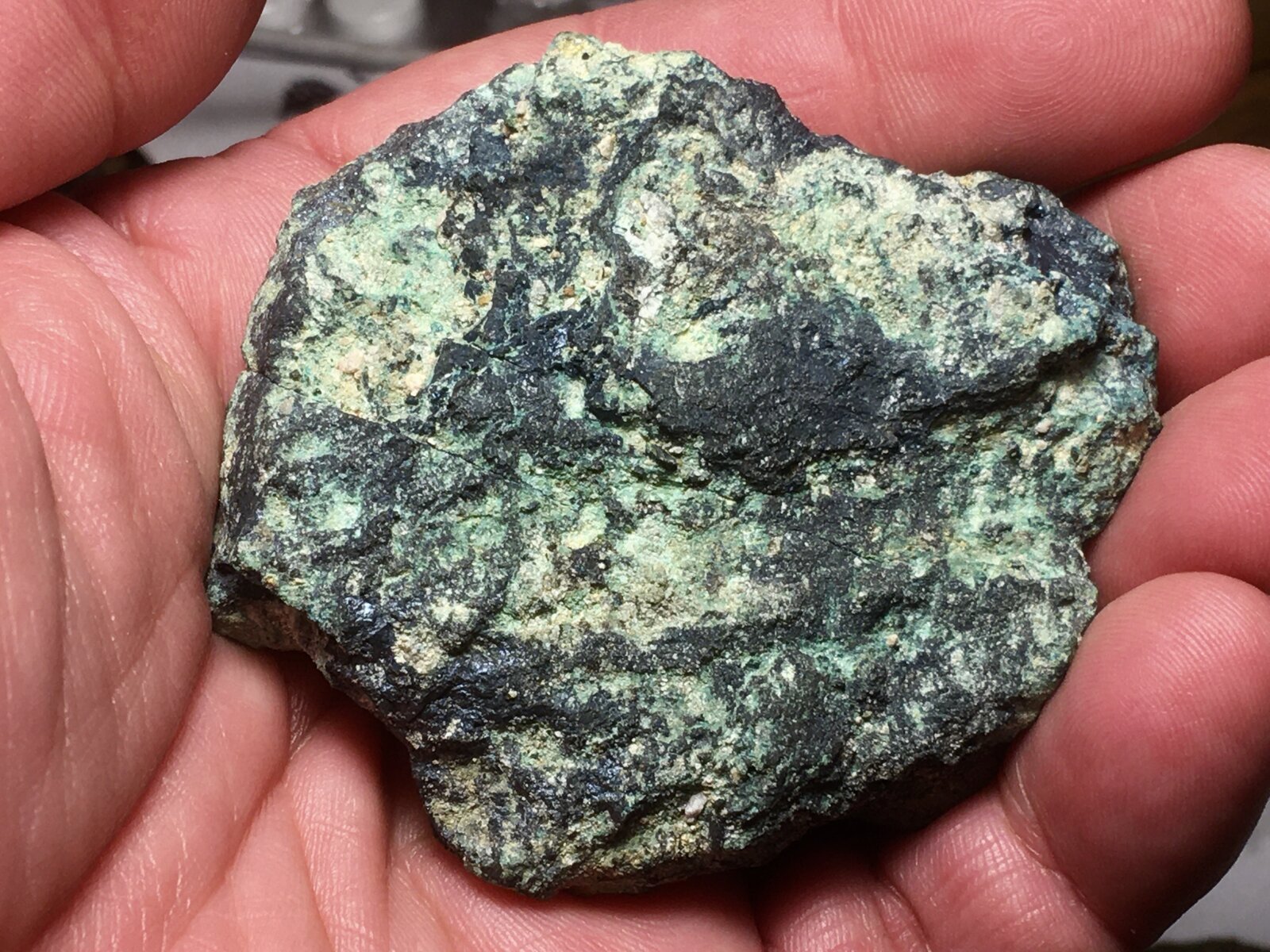 Digenita
Mina La Profunda, Collada de Cármenes, Cármenes, Comarca Los Argüellos, León, Castilla y León, España
7 x 6 cm
(Autor: Matias Raja)