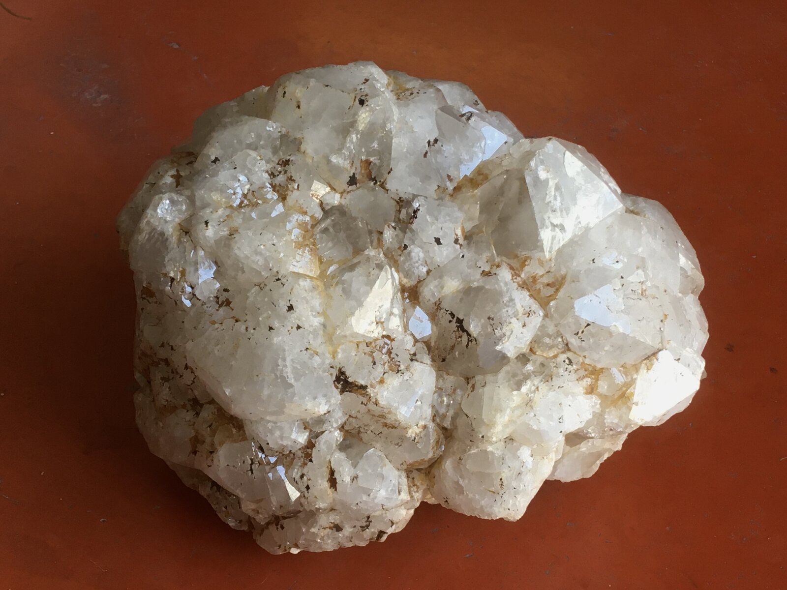 Cuarzo
Corta Castillas (Mina Carlota), Setiles, Comarca Señorío de Molina-Alto Tajo, Guadalajara, Castilla-La Mancha, España
18 cm diámetro
(Autor: Matias Raja)