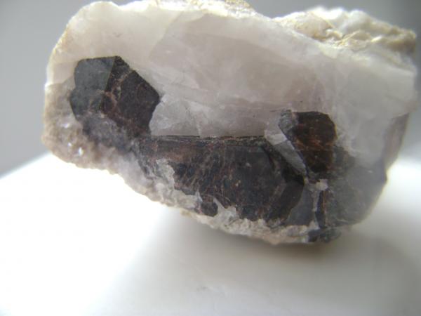 Casiterita, Cuarzo y mica
Cristal mayor 1,3 cm
(Autor: apita)