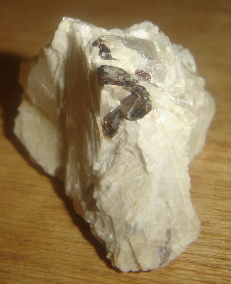 Tantalita-(Mn) en Albita
8 x 4 x 3,7 cm
(Autor: Anisio Claudio)