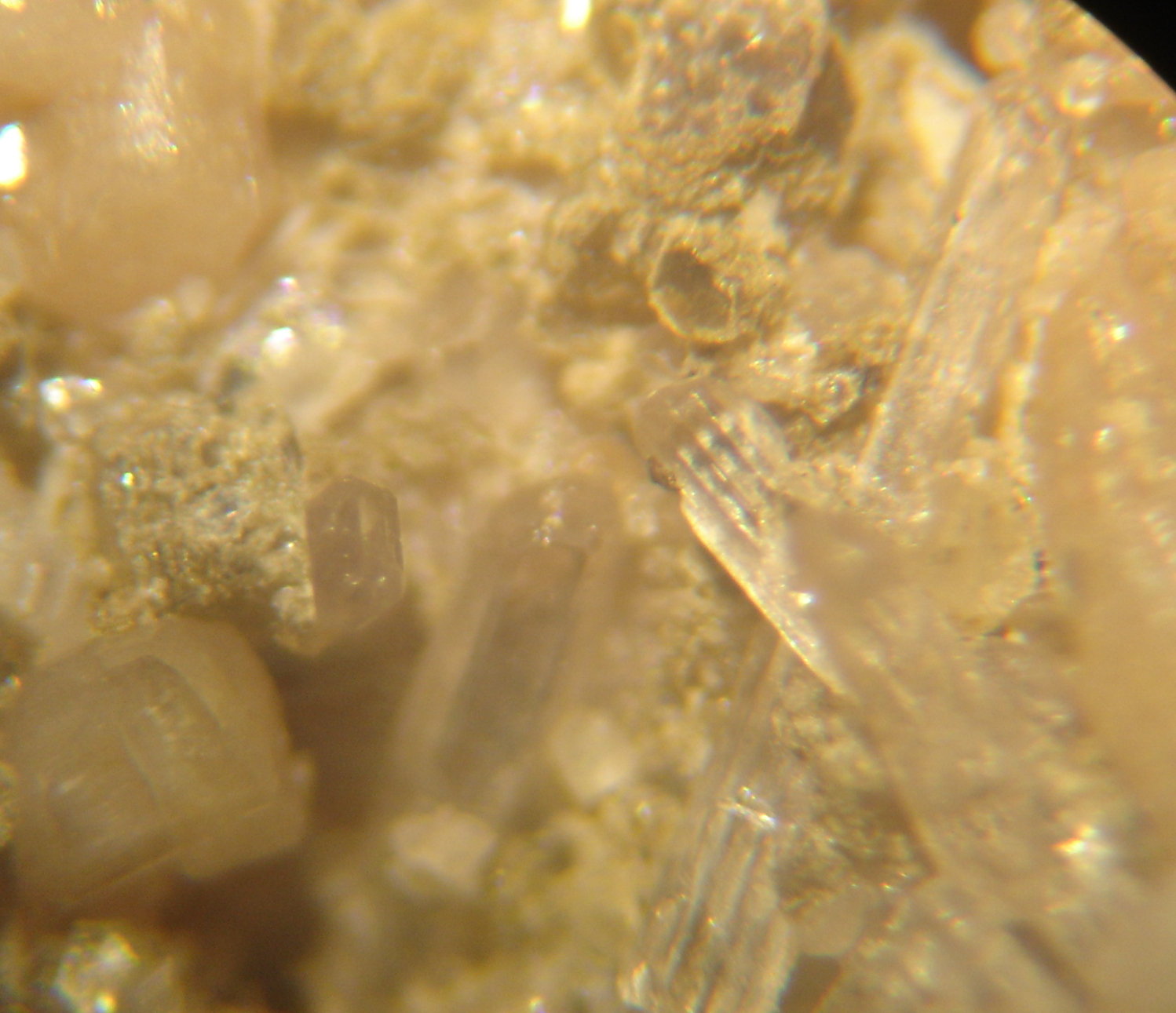 Apatito (Grupo)
Cerca de 3 x 0,4 x 0,4 mm
(Autor: Anisio Claudio)