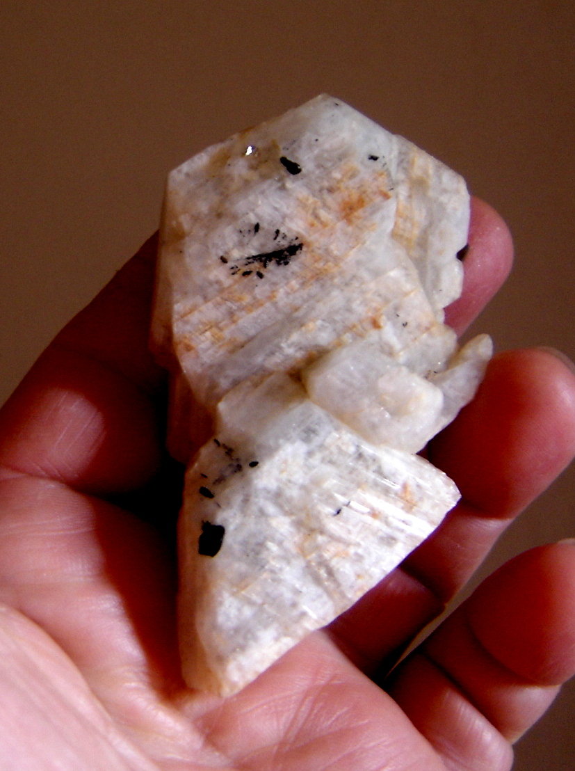 Albita (variedad oligoclasa) con Chorlo (Grupo Turmalina)
9 x 4 x 0,7 cm
(Autor: Anisio Claudio)