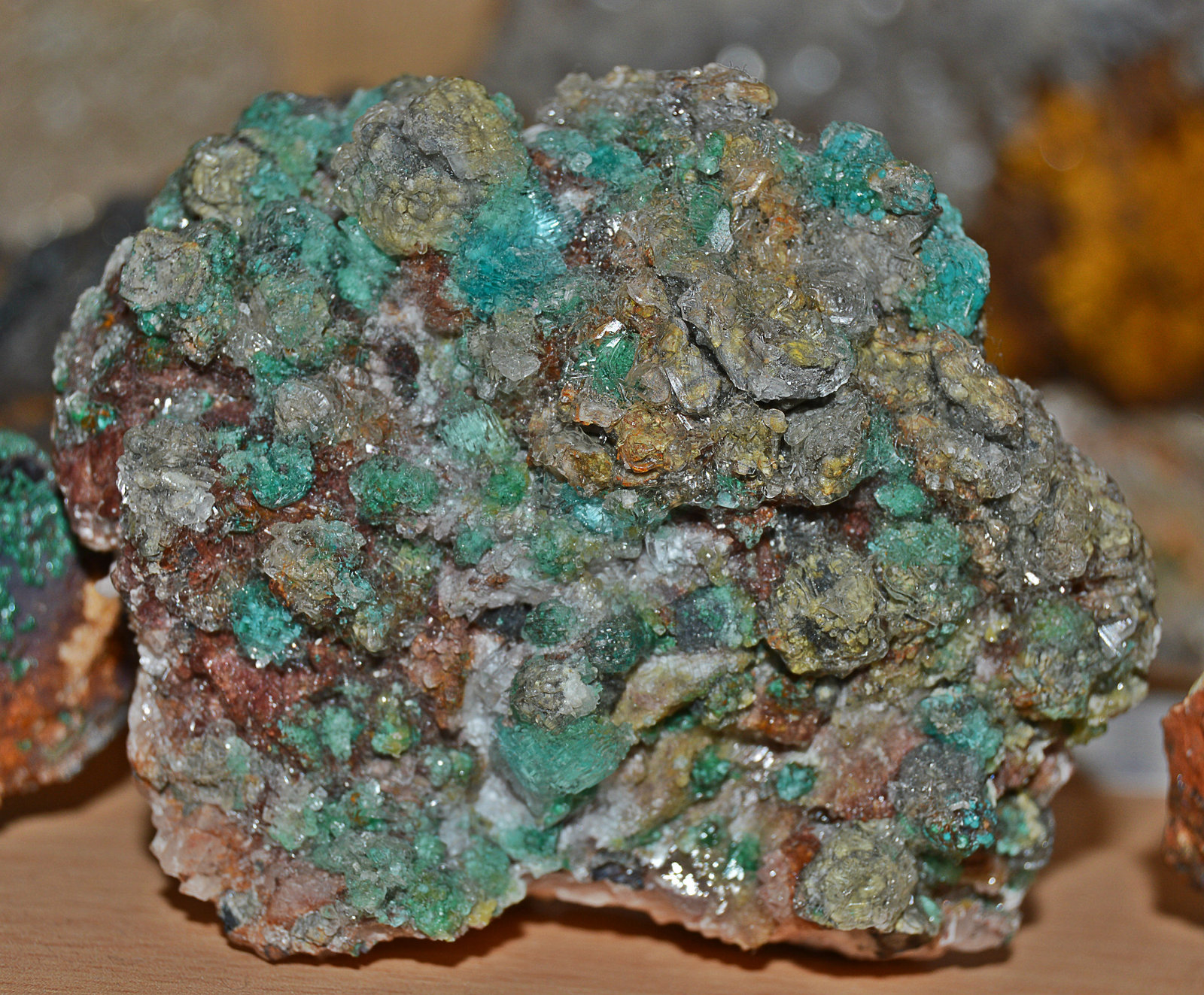 Rosasita, Dolomita y Yeso
8cm x 5cm
(Autor: DPC)