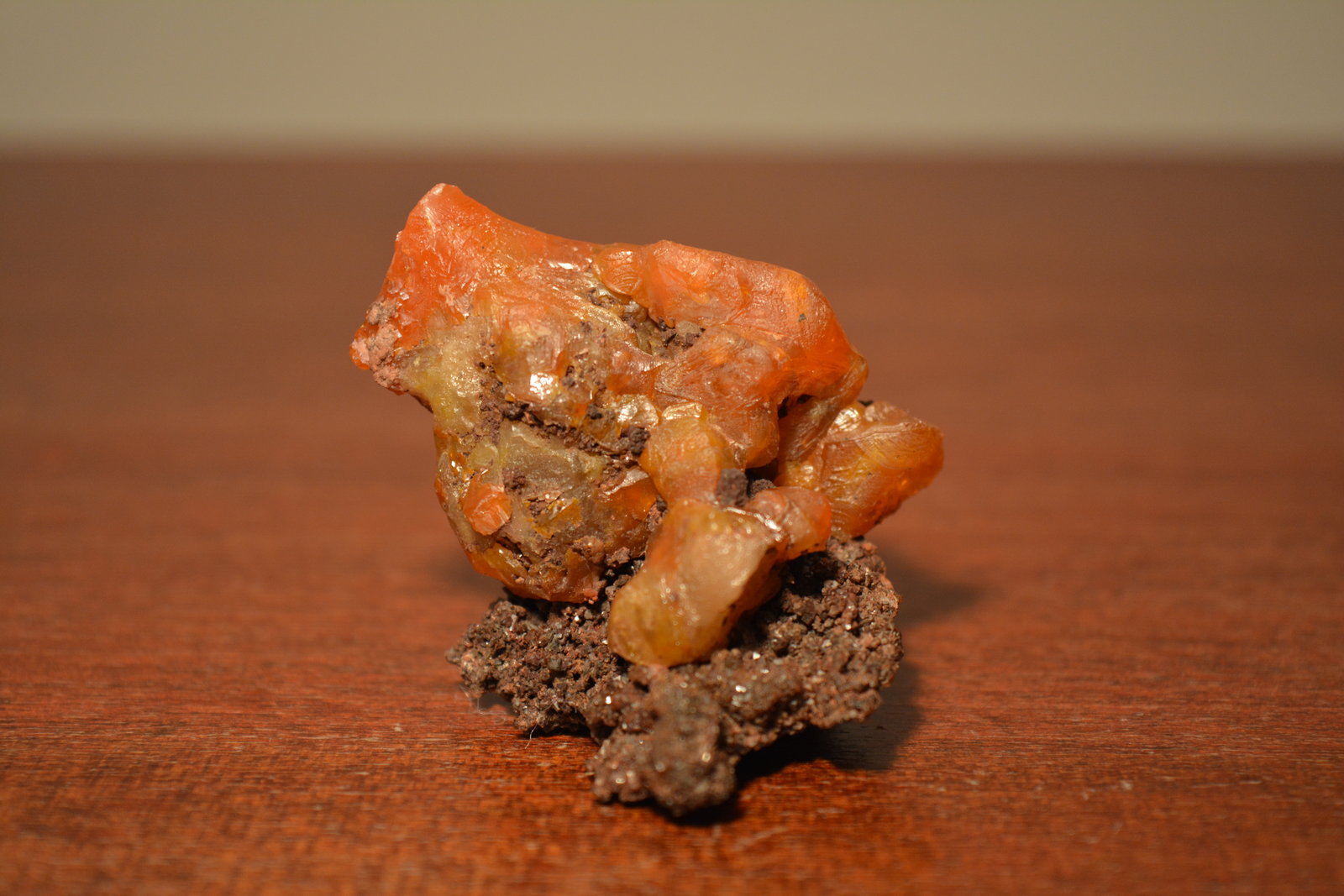Wulfenita
5,30x5,20x3,80 cm.
(Autor: Gonzalo Sáez)