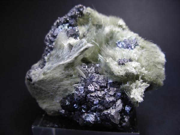 Actinolita con magnetita.
5 x 5 cm.
(Autor: Juan Cabezas)
