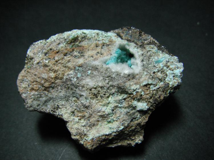 Auricalcita.
4 x 3 x 2 cm.
(Autor: Carles Rubio)
