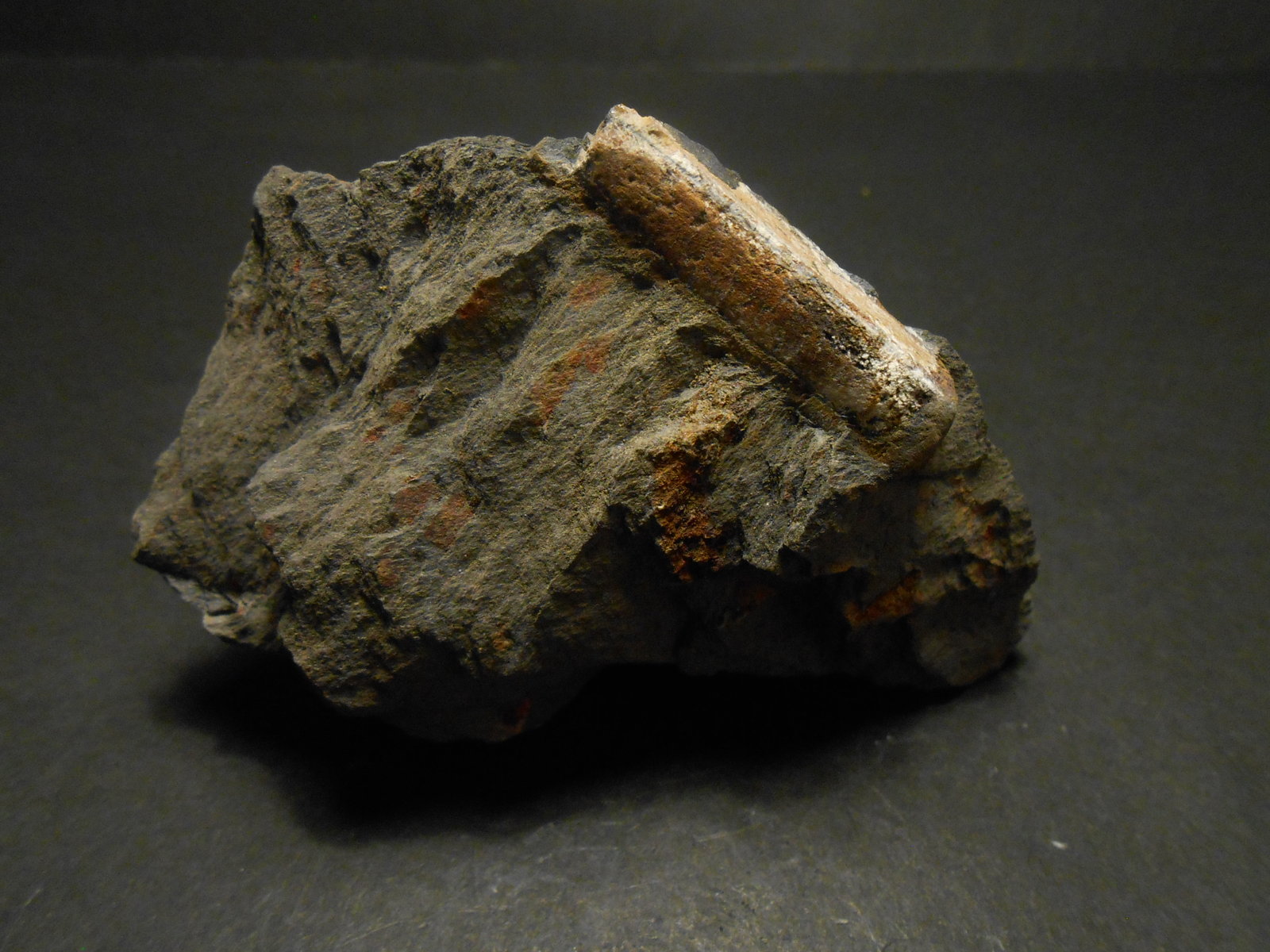 Andalucita (variedad quiastolita)
9 x 6 x 3 cm
(Autor: Antonio Alcaide)