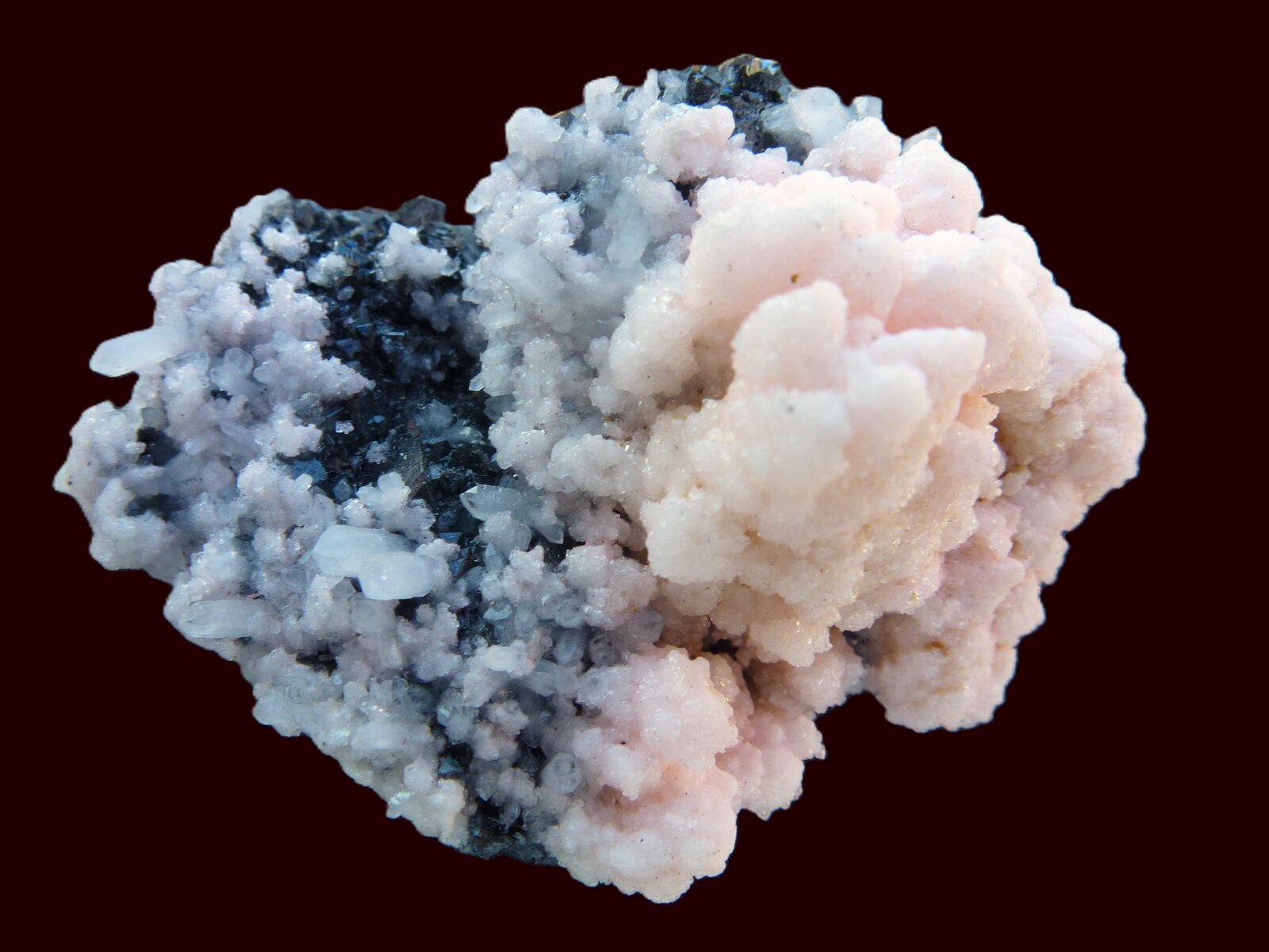 Rodocrosita, Esfalerita, Cuarzo
Eniovche Mine, Ardino Obshtina, Kardzhali Oblast, Bulgaria
5 x 4 cm.
(Autor: javier ruiz martin)