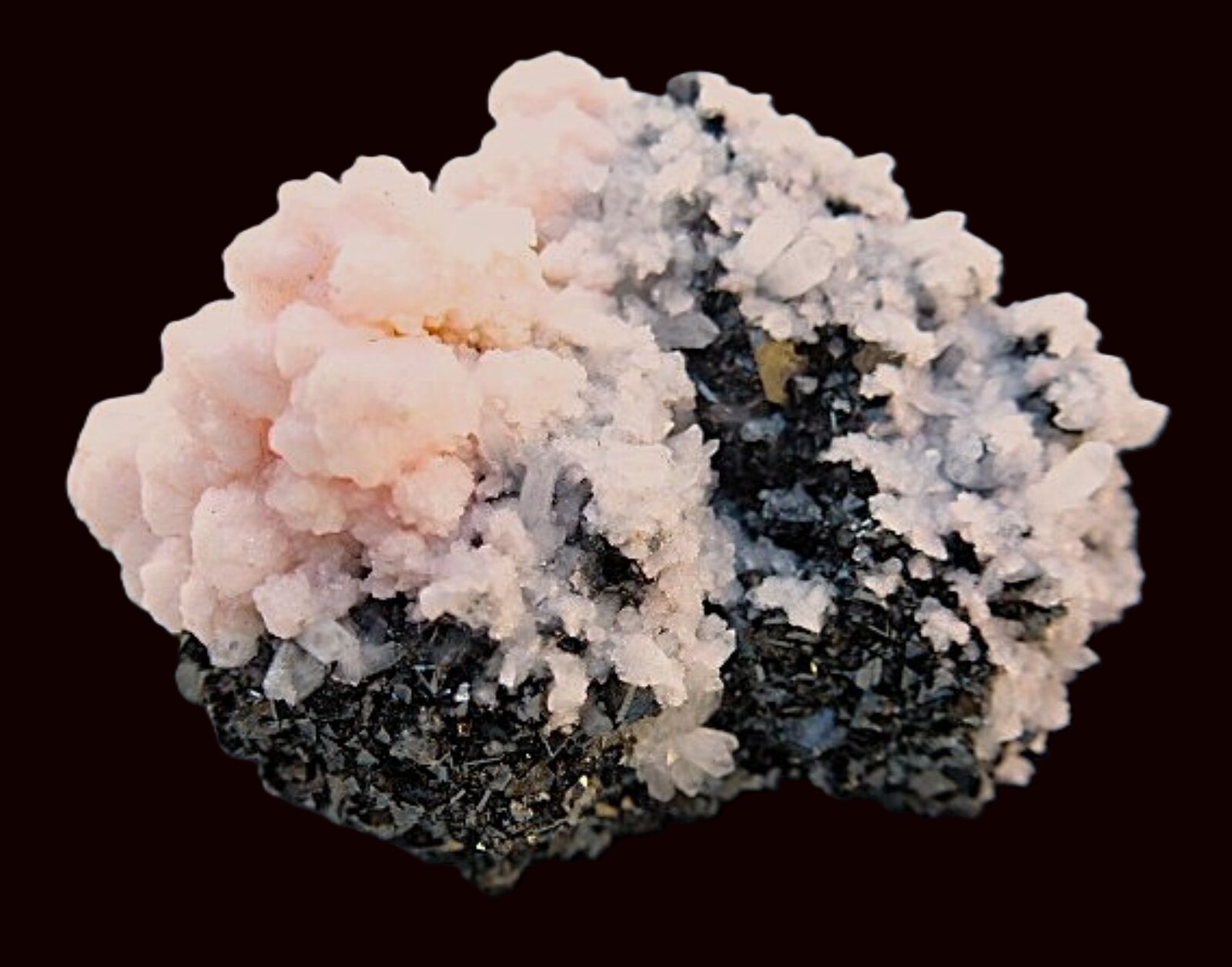Rodocrosita, Esfalerita, Cuarzo
Eniovche Mine, Ardino Obshtina, Kardzhali Oblast, Bulgaria
5 x 4 cm.
(Autor: javier ruiz martin)