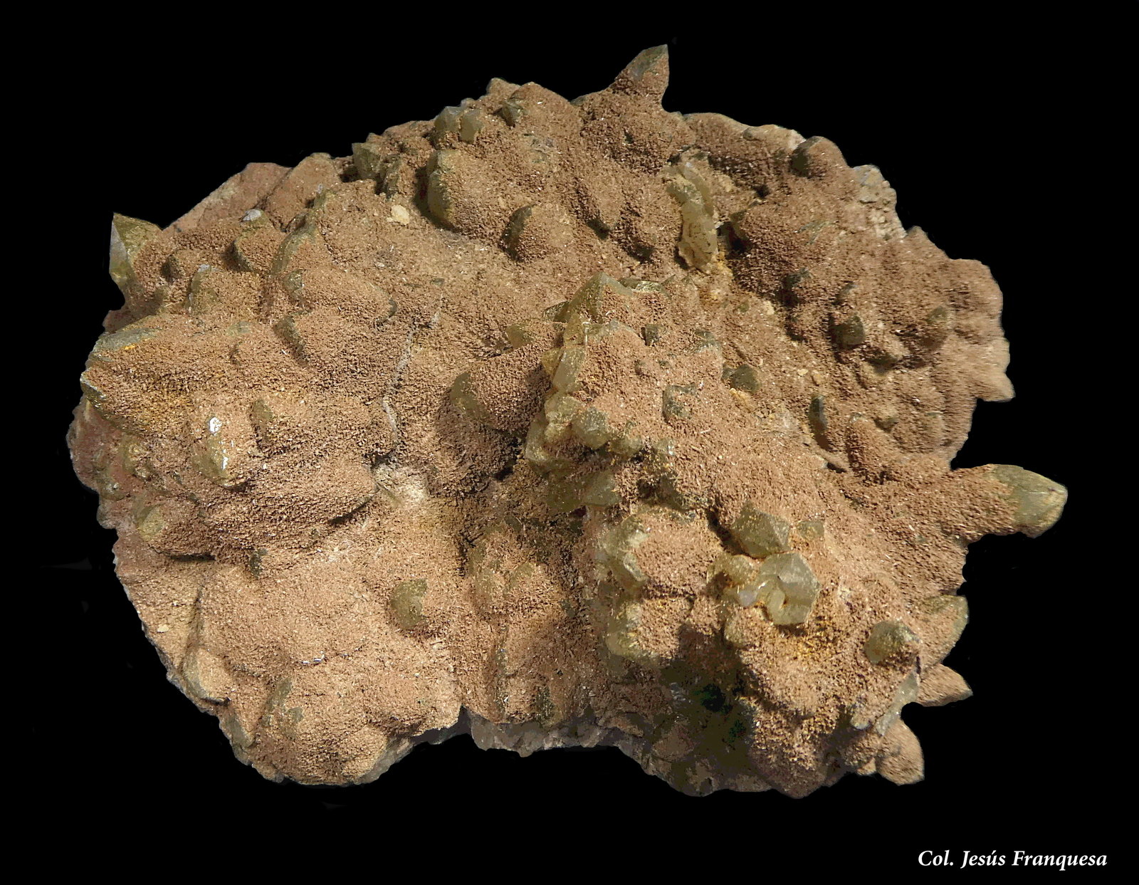 Epidota, Cuarzo y Microclina.
120x100 mm.
(Autor: Jesus Franquesa Baucells)