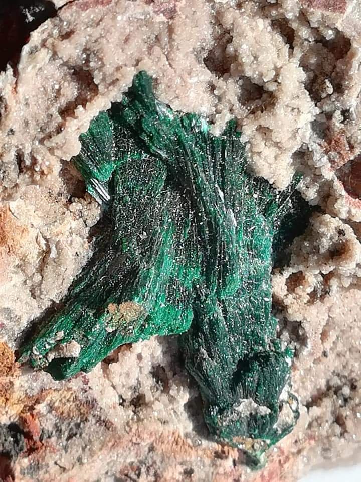 Malaquita.
8 x 4 cm.
(Autor: Rafael varela olveira)
