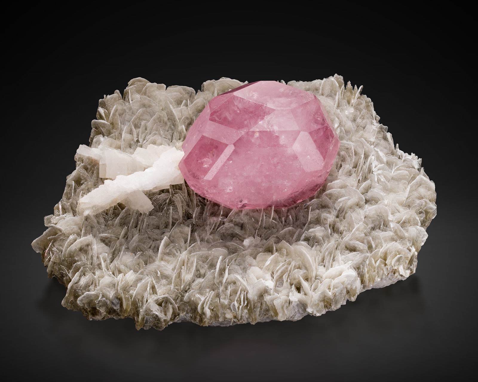 Fluorapatito con Albita y Moscovita
13.5 x 8.5 x 7 cm / cristal principal: 5.5 cm
(Autor: Museo MIM)