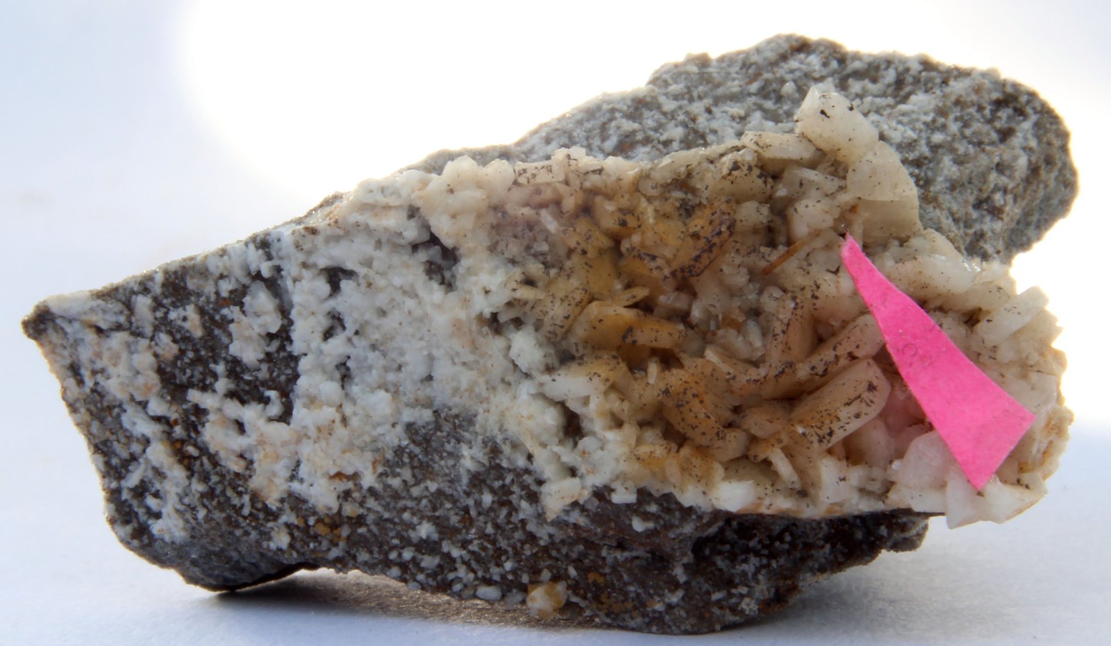 Fluorapatito, Synchysita-(Ce)
36 x 20 22 mm.
(Autor: José Luis Zamora)