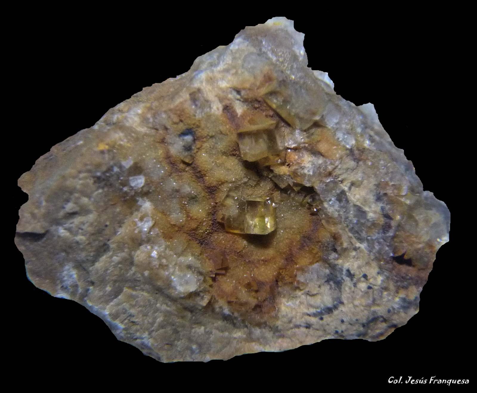 Fluorita.
25x25 mm.
(Autor: Jesus Franquesa Baucells)