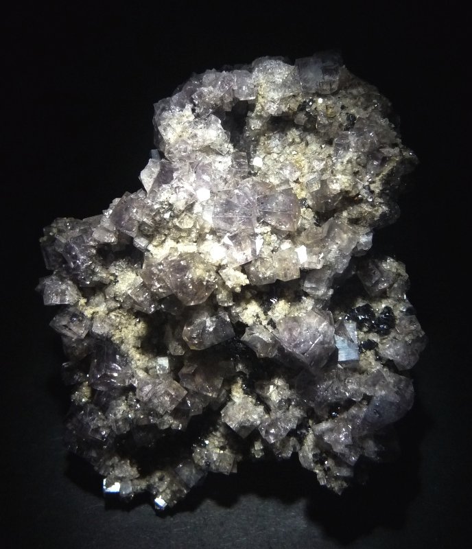Fluorita y Esfalerita.
80x60 mm.
(Autor: Jesus Franquesa Baucells)