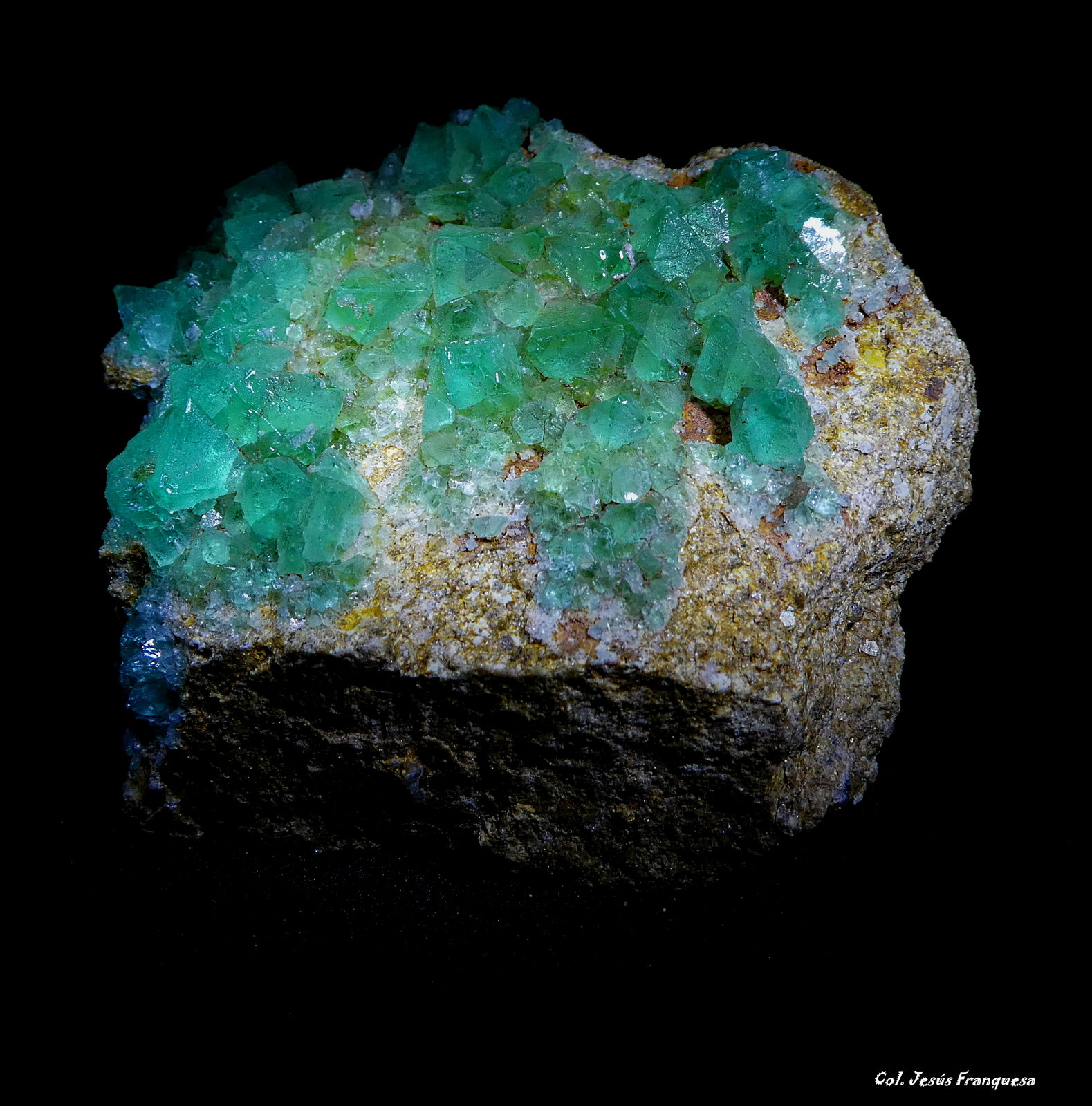 Fluorita.
85x77 mm.
(Autor: Jesus Franquesa Baucells)