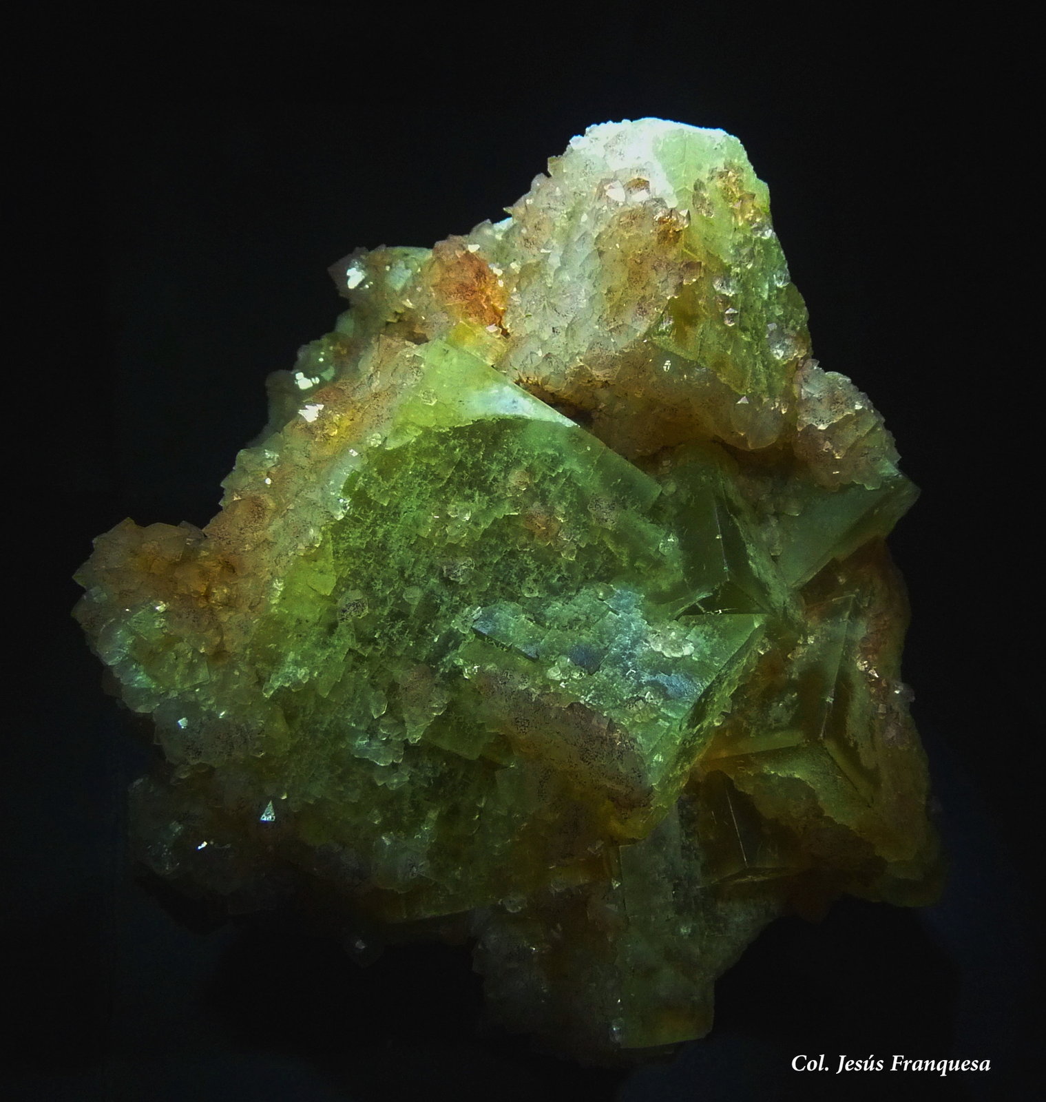 Fluorita.
100x80 mm.
(Autor: Jesus Franquesa Baucells)