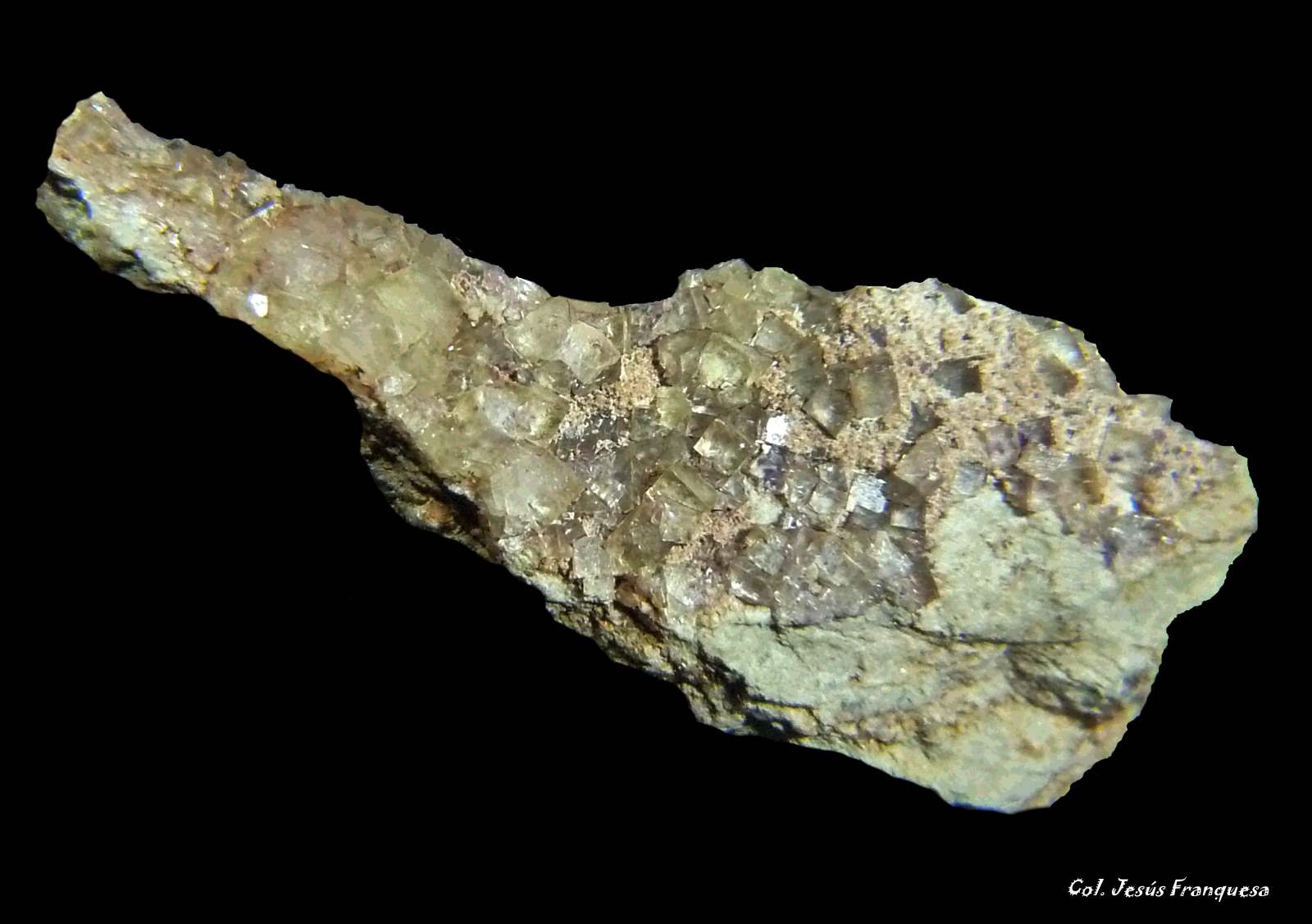 Fluorita.
41x19 mm.
(Autor: Jesus Franquesa Baucells)
