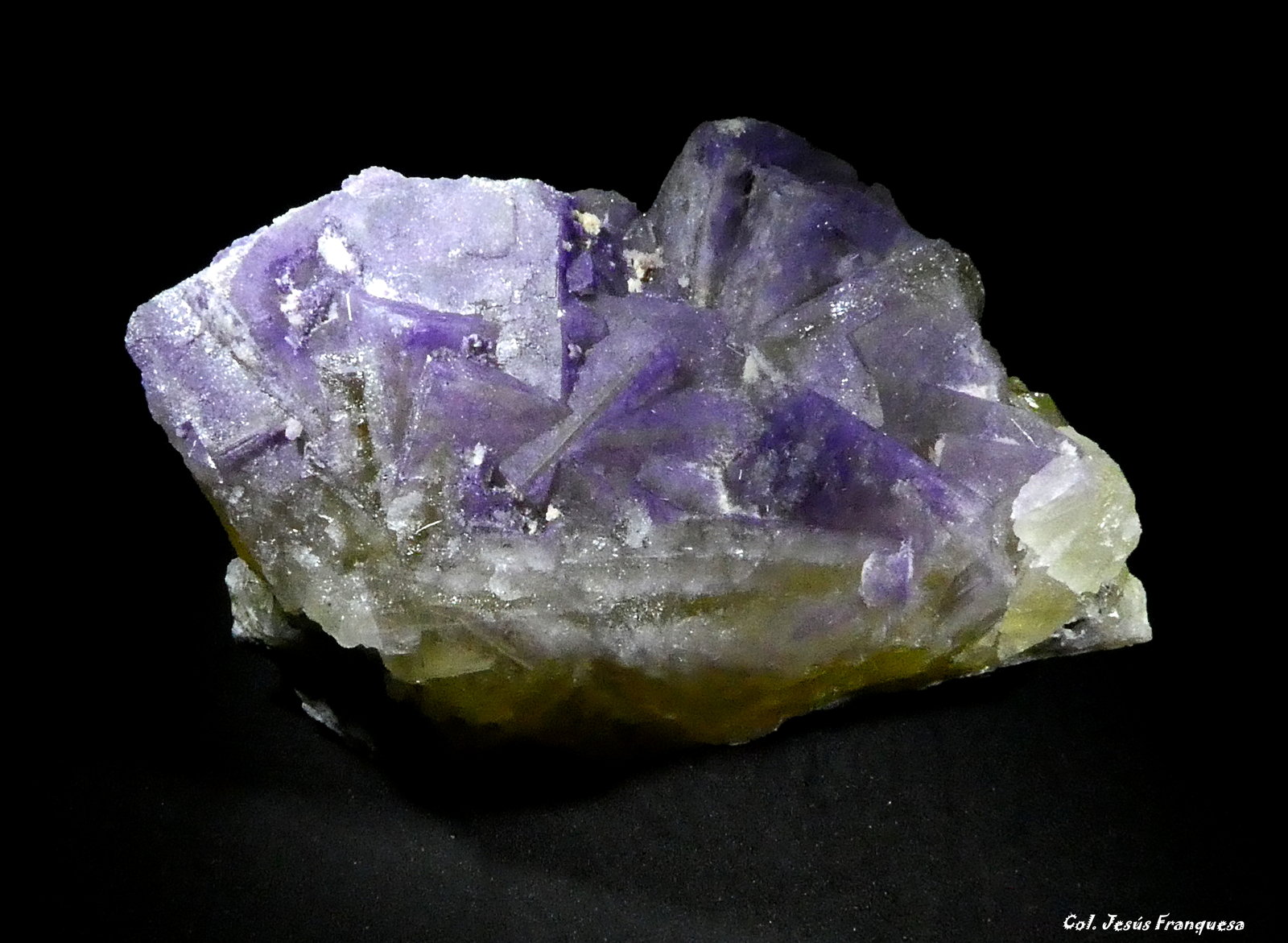 Fluorita.
80x55 mm.
(Autor: Jesus Franquesa Baucells)