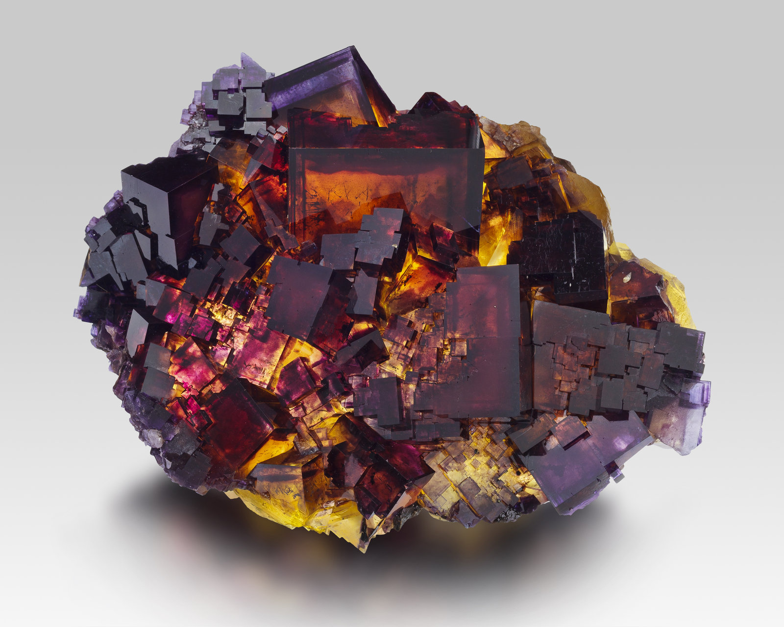 Fluorita
12 x 15.5 x 6 cm / Cristal principal: 5.7 cm.
(Autor: Museo MIM)