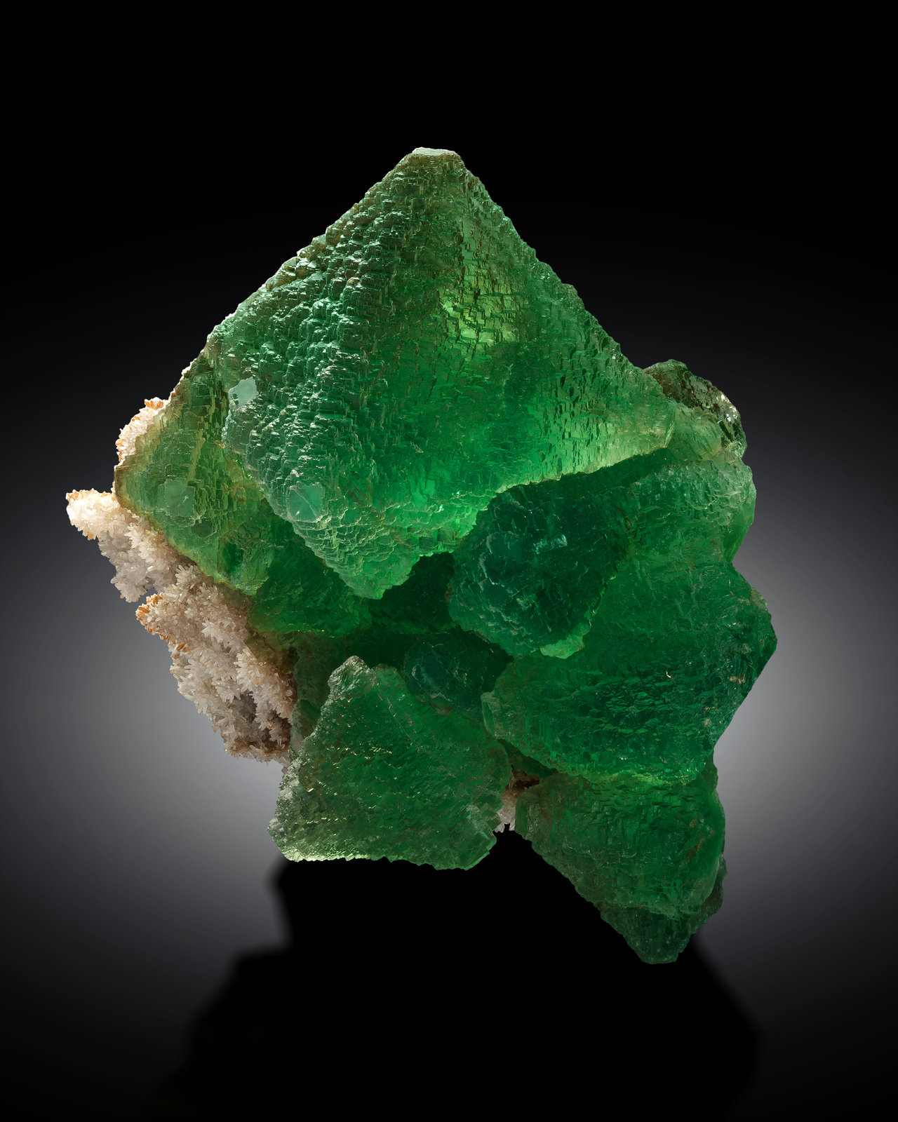 Fluorita
30 x 20 x 32 cm / cristal principal: 19.5 cm
(Autor: Museo MIM)