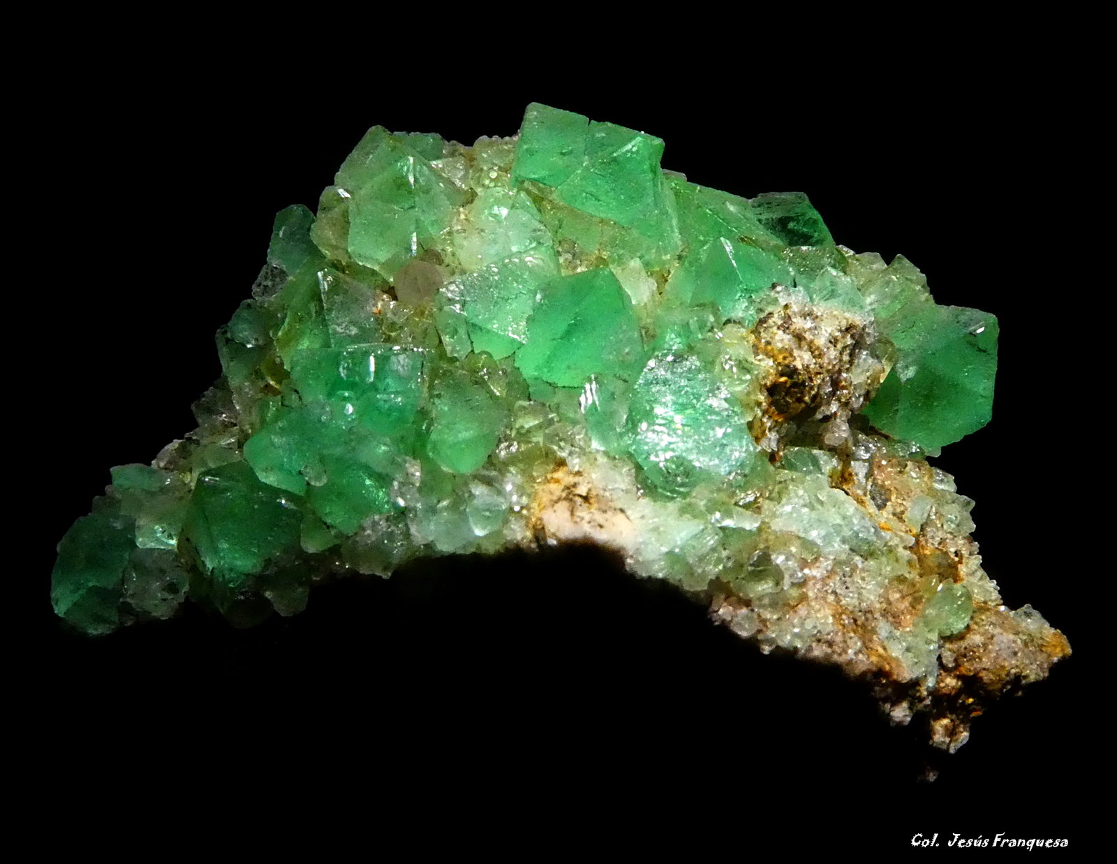 Fluorita.
52x51 mm.
(Autor: Jesus Franquesa Baucells)