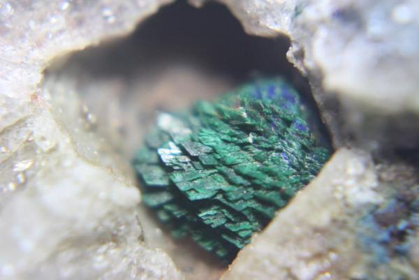Malaquita
Tamaño de los cristales 1 cm.
(Autor: minero1968)