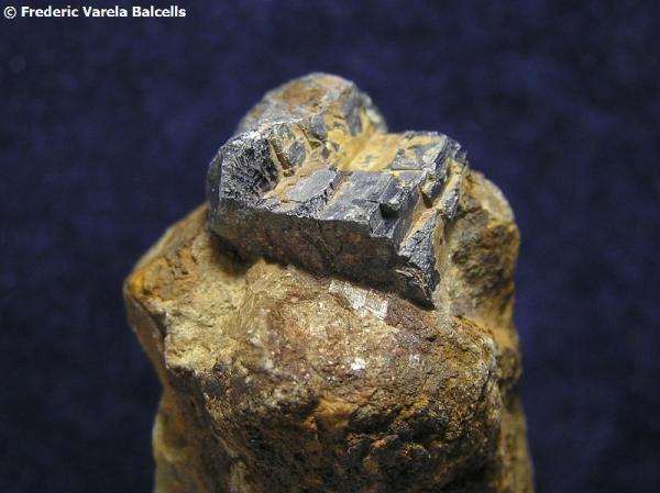 Galena
Arista del cubo 1,2 cm.
(Autor: Frederic Varela)