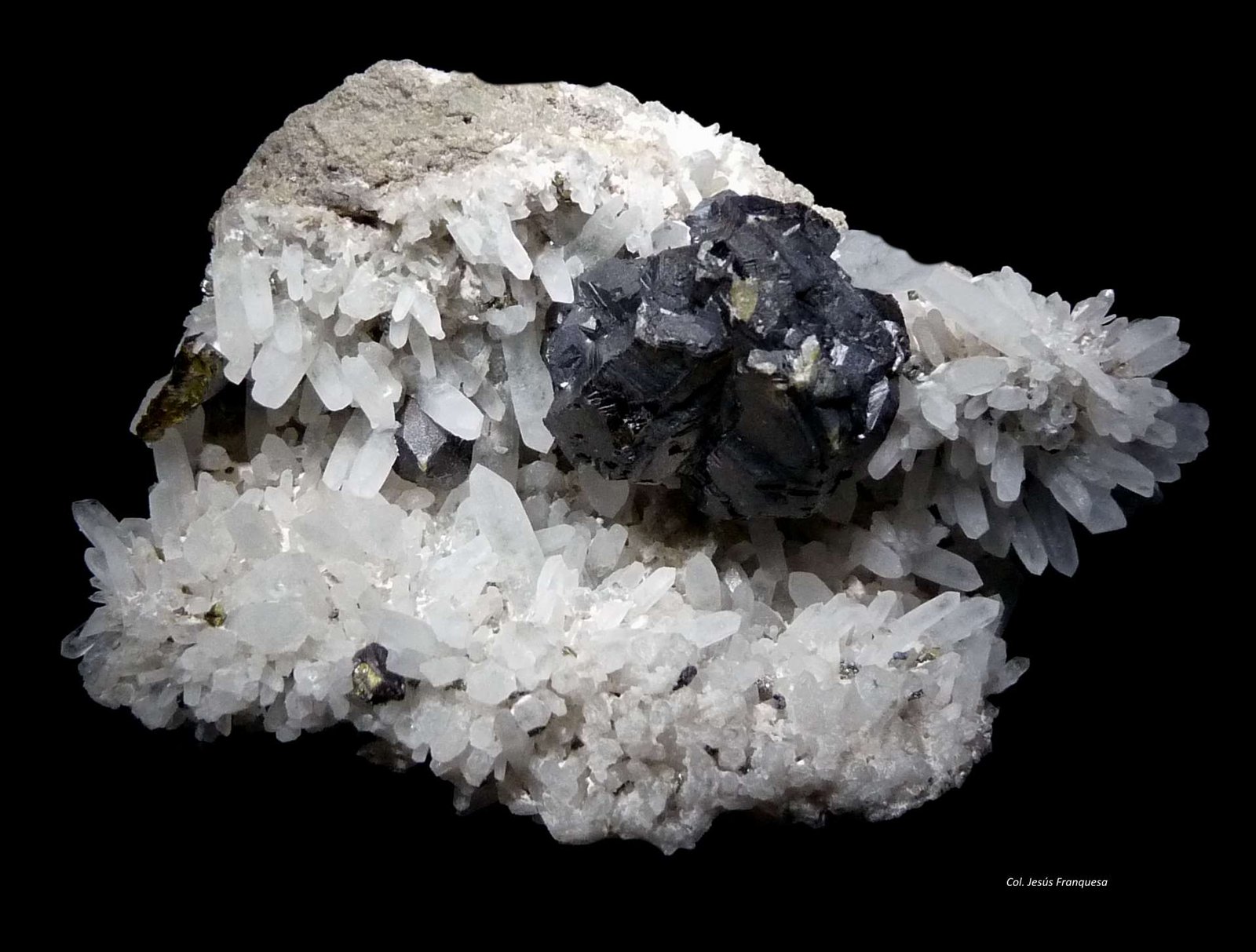 Galena y Cuarzo.
70x55 mm.
(Autor: Jesus Franquesa Baucells)