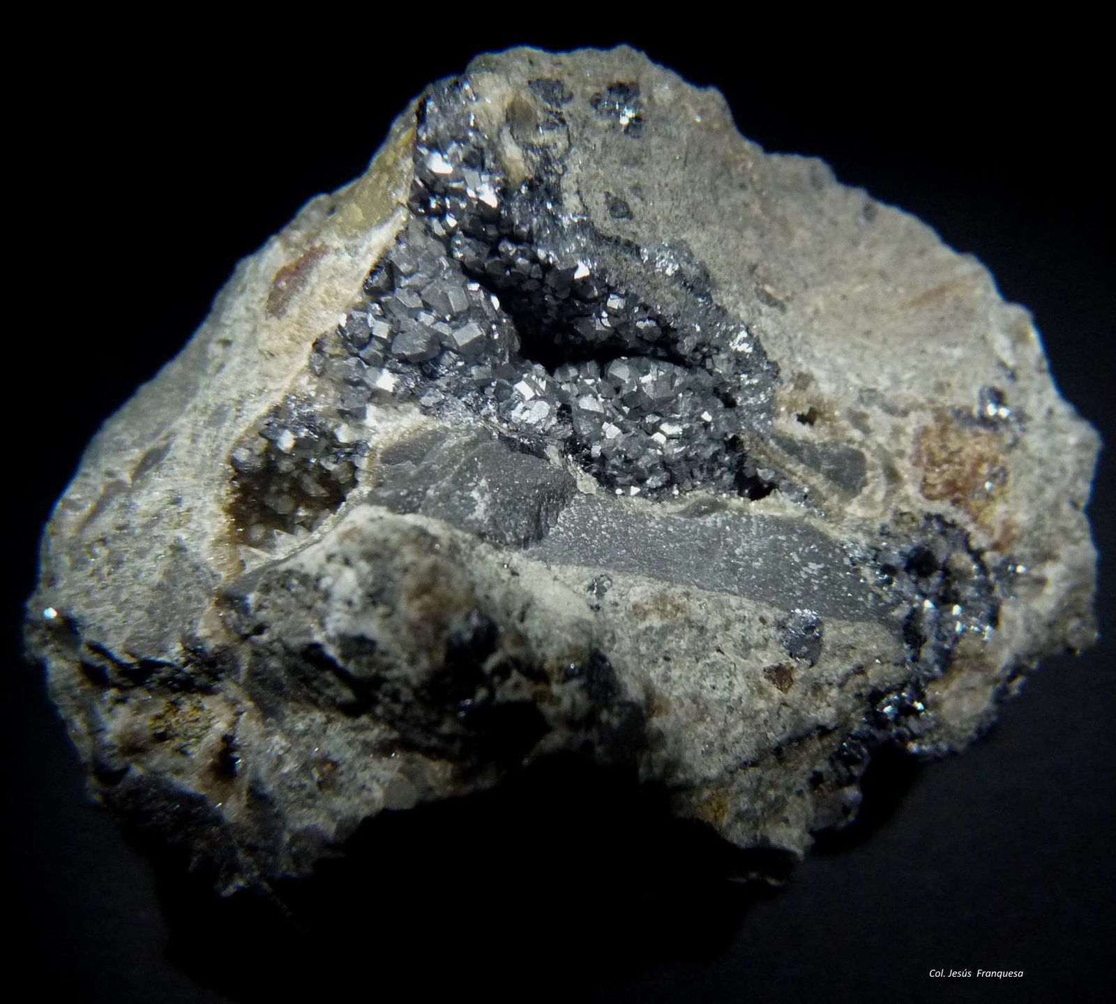 Galena.
59x38 mm.
(Autor: Jesus Franquesa Baucells)