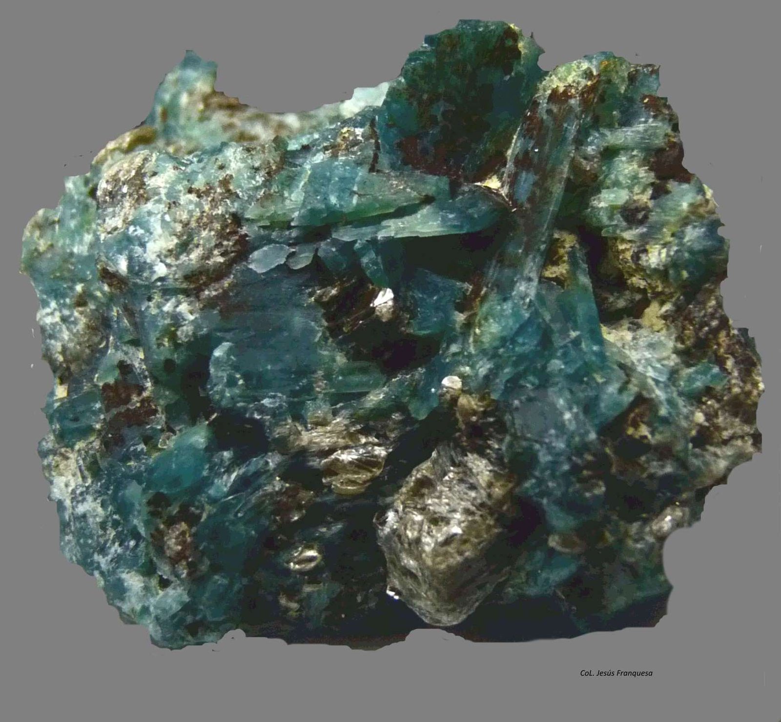 Grandidierita.
35x30 mm.
(Autor: Jesus Franquesa Baucells)