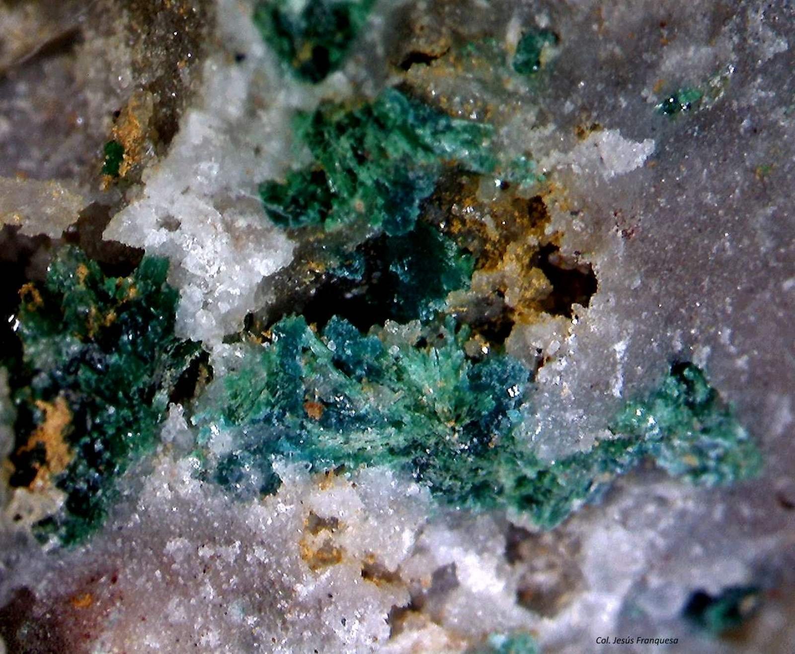 Herbertsmithita y Malaquita.
2´264 x 1´858 mm.
(Autor: Jesus Franquesa Baucells)