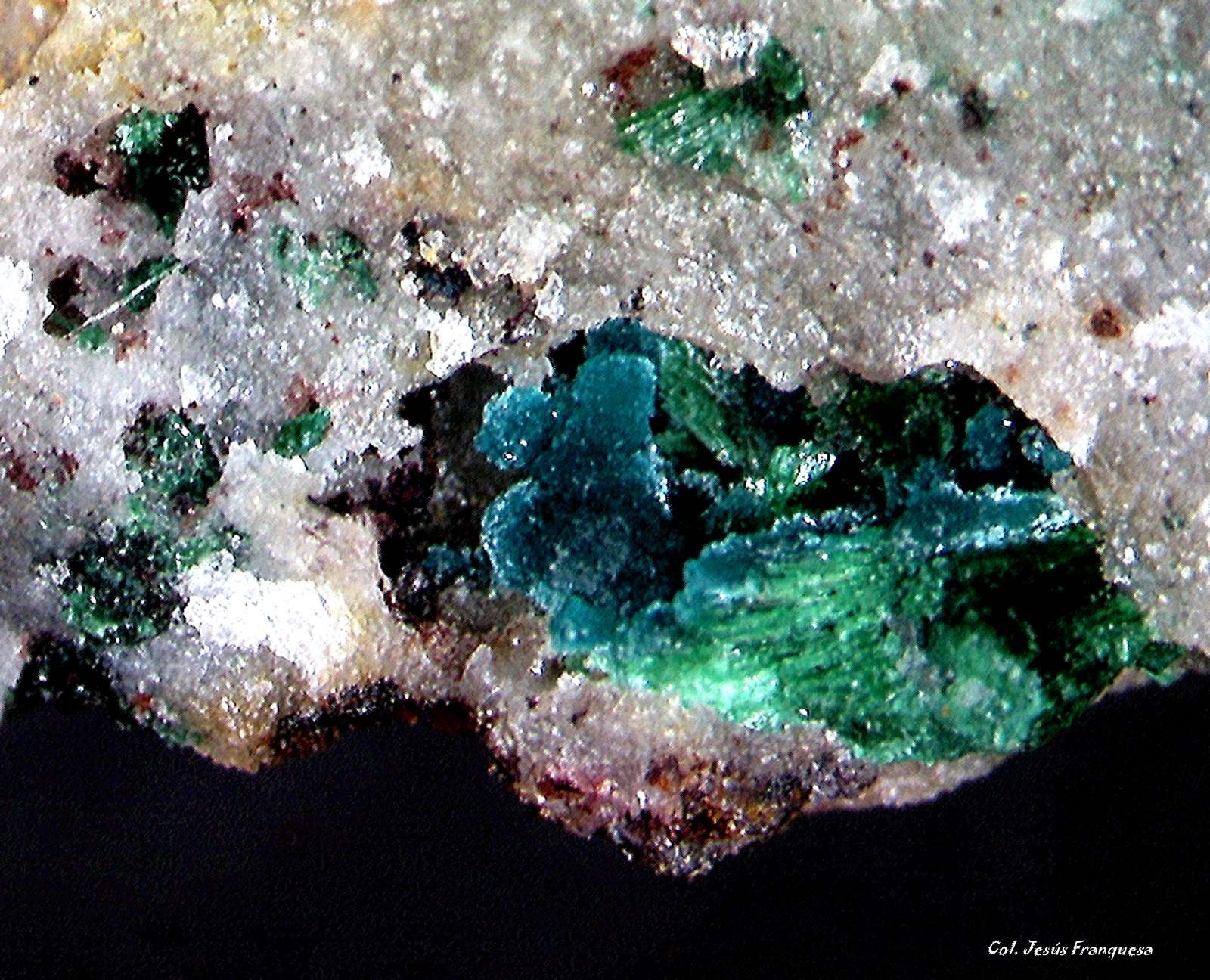 Herberthsmithita y Malaquita.
2´649 x 2´503 mm.
(Autor: Jesus Franquesa Baucells)