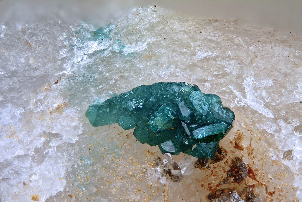 Herbertsmithita
Campo de visión 1,6 mm.
(Autor: Antonio P. López)