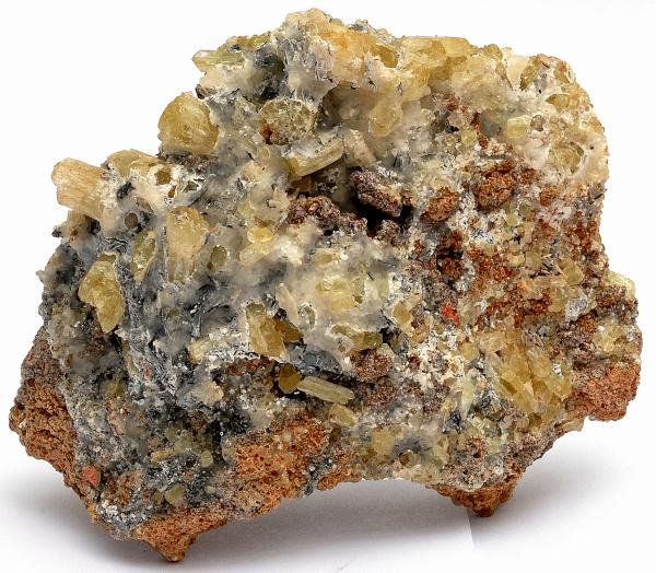 Fluorapatito y Hematites - Minas d