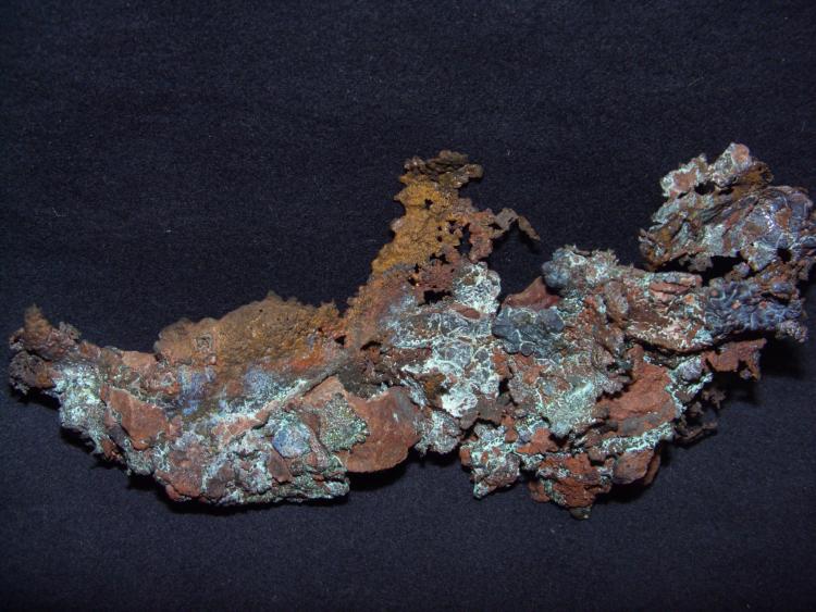 Cobre nativo.<br />Minas de Herrería