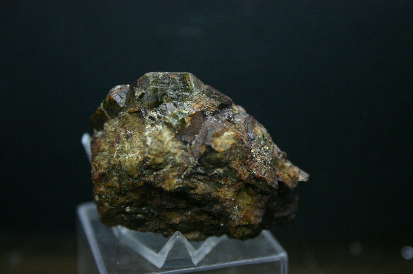 Augita (variedad fassaita)
46mm - 34mm - 34mm
(Autor: Pedro Naranjo)