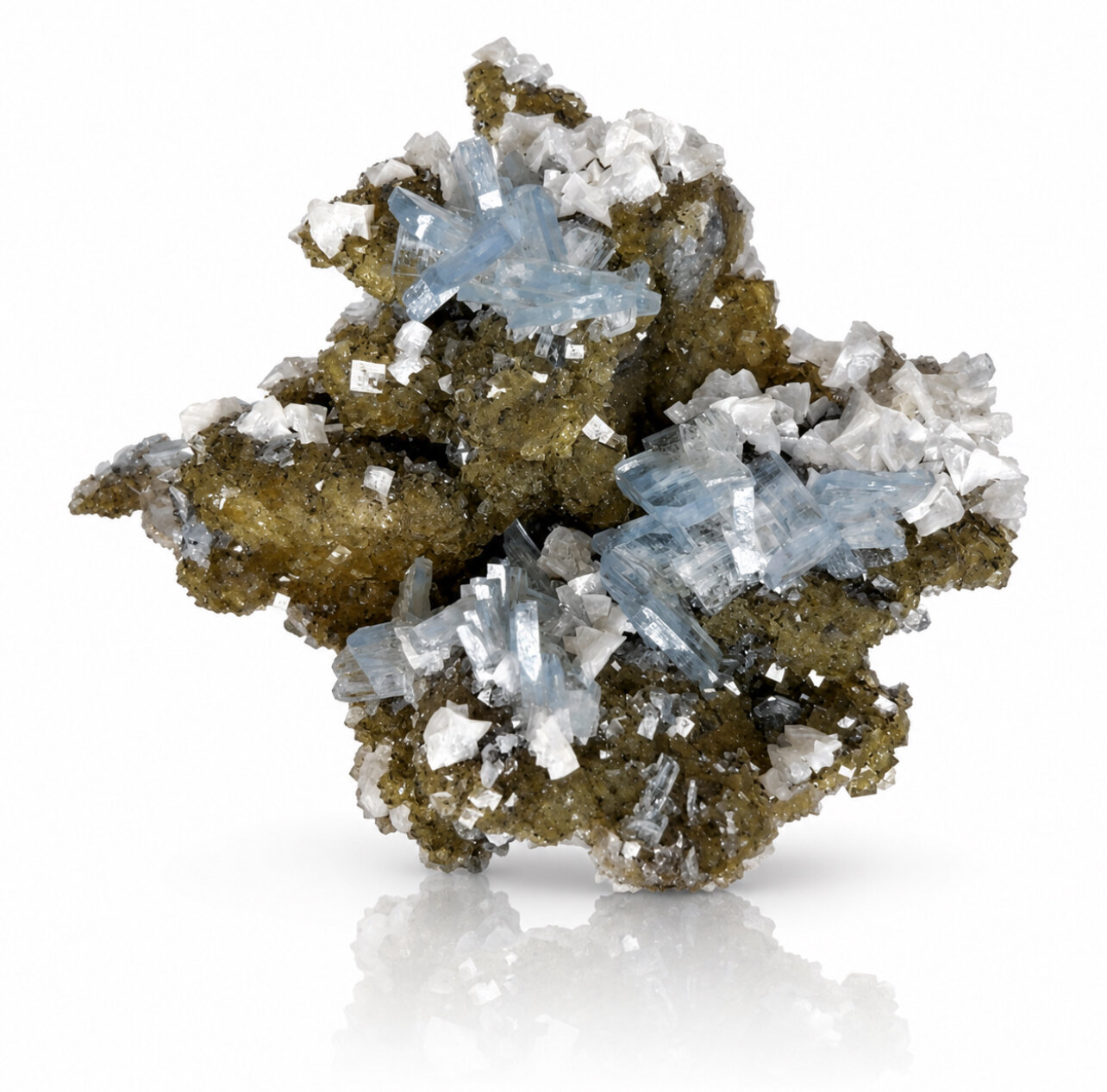 Barita, Fluorita y Dolomita
Moscona Mine, El Llano, Solís, Corvera de Asturias, Comarca Avilés, Principality of Asturias (Asturias), Spain
8,5x6cm.
(Autor: castrominerals)