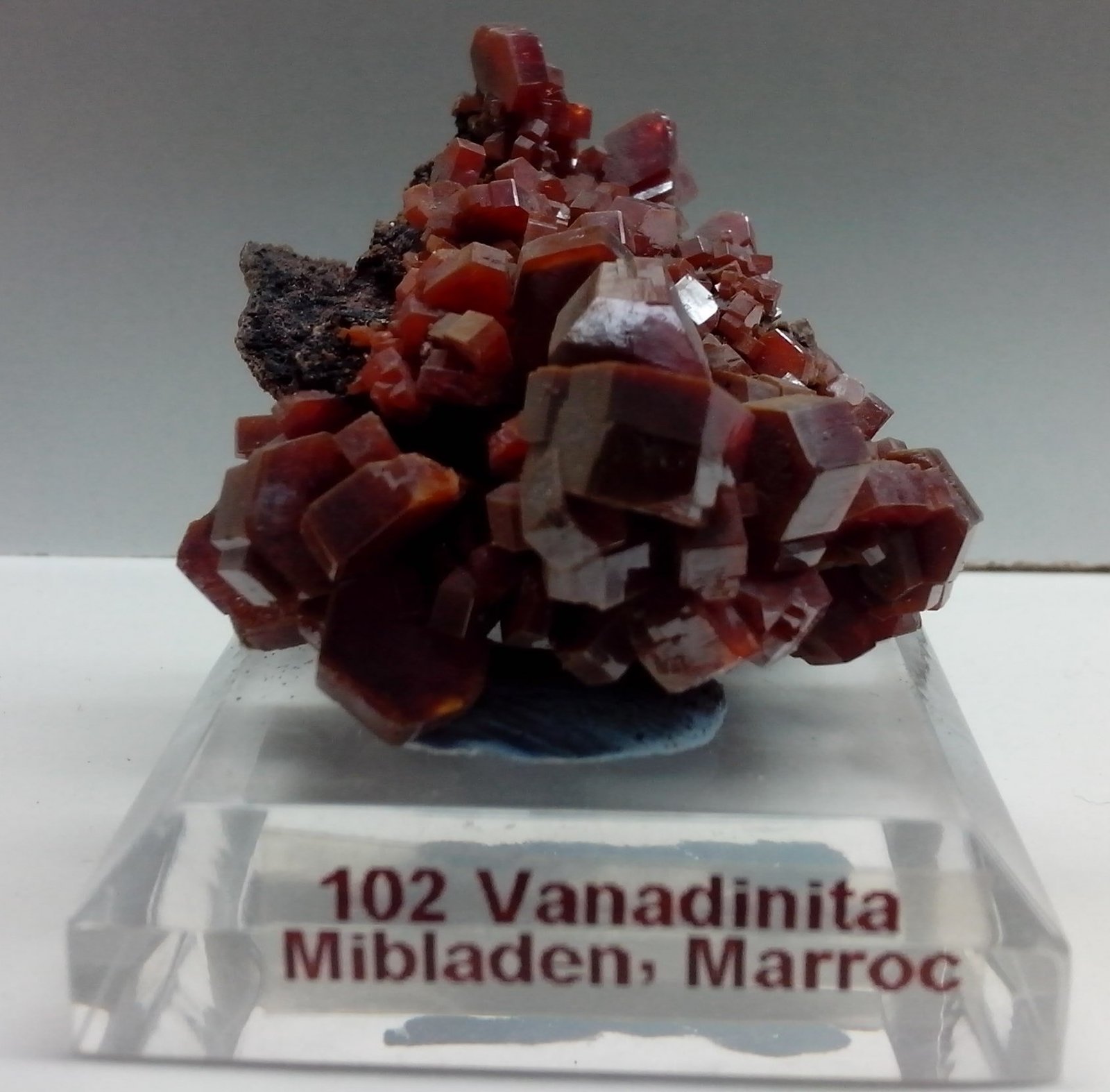Vanadinita
4 x 3 x 4 cm
(Autor: DavidSG)