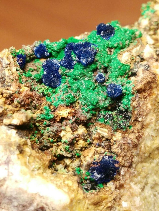 Azurita y Malaquita
7cm x 7cm
(Autor: Javi Llamazares)