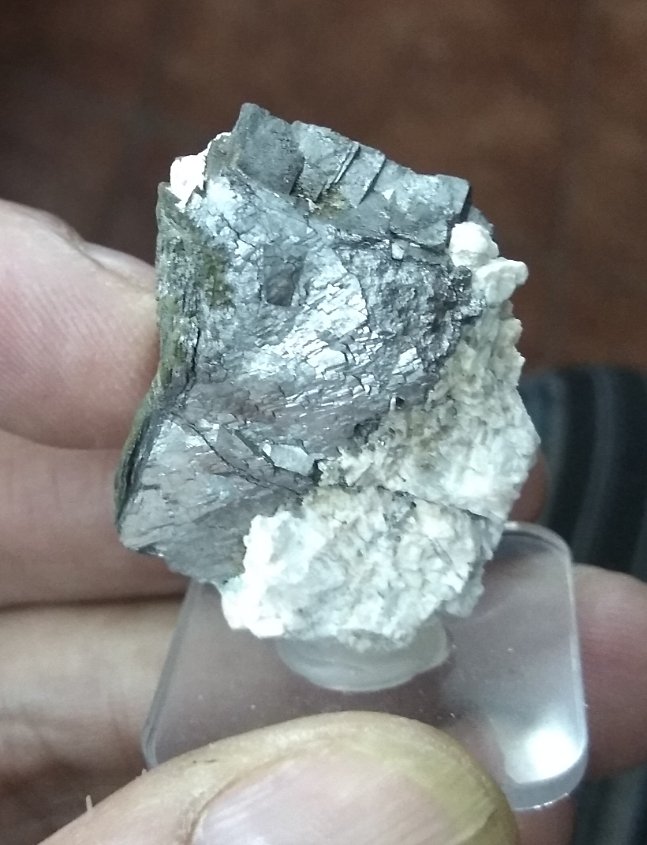 Arsenopirita
Tamaño cristal 3,6x1,2 cms
(Autor: Gelo)