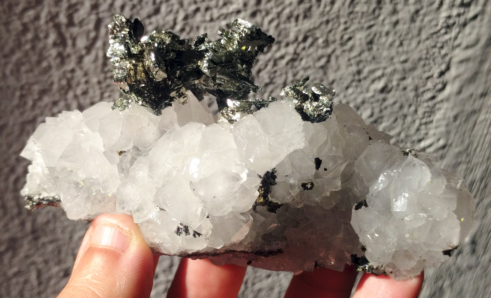 Cuarzo, Marcasita
11,2 x 5,5 cm.
(Autor: carles)