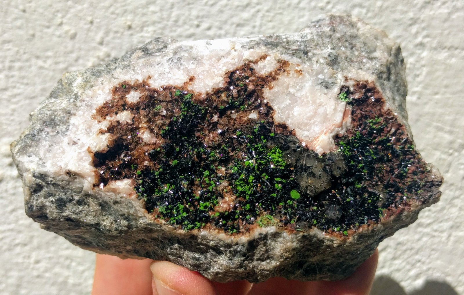 Goethita, Conichalcita, Cuarzo
9,7 x 6,7 cm.
(Autor: carles)